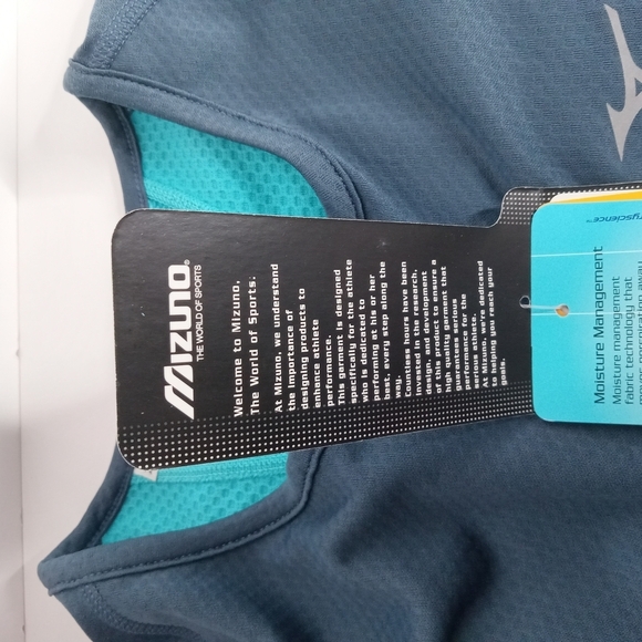 Mizuno Blue and Teal Athletic Shirt WOMEN'S SIZE MED. NWT - Picture 14 of 16